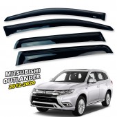 Дефлектори вікон Mitsubishi Outlander 2012-2020 накладні (DEFL) Q2 Дефлектори вікон Mitsubishi Outlander 2012-2020 накладні (DEFL) Q2
